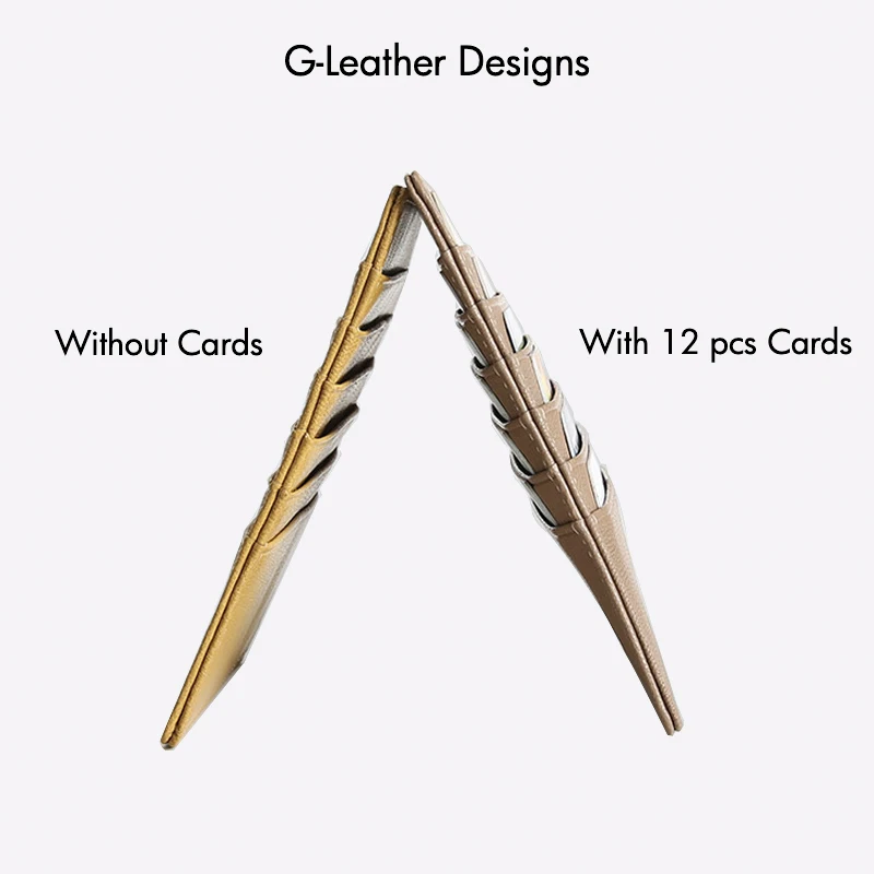 Ultra-thin Style Genuine Sheep Leather Card Holder Fashion Mini Short Men Women Wallet 12 Bits Credit Card Case Purse