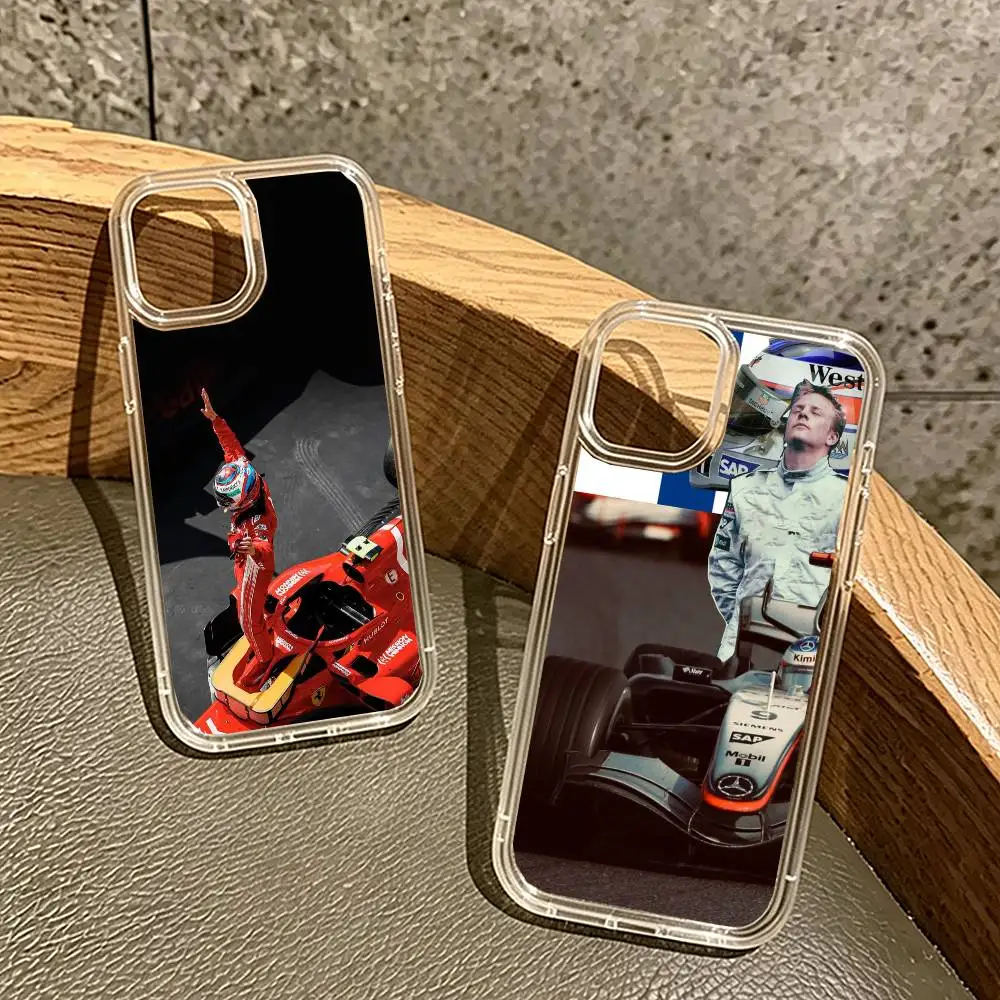 Фото Чехол для телефона K-Kimi Raikkonen Motor Driver, прозрачный, силиконовый, мягкий, для iPhone 17 16 15 14 13 12 11 Mini Pro Max Plus №1