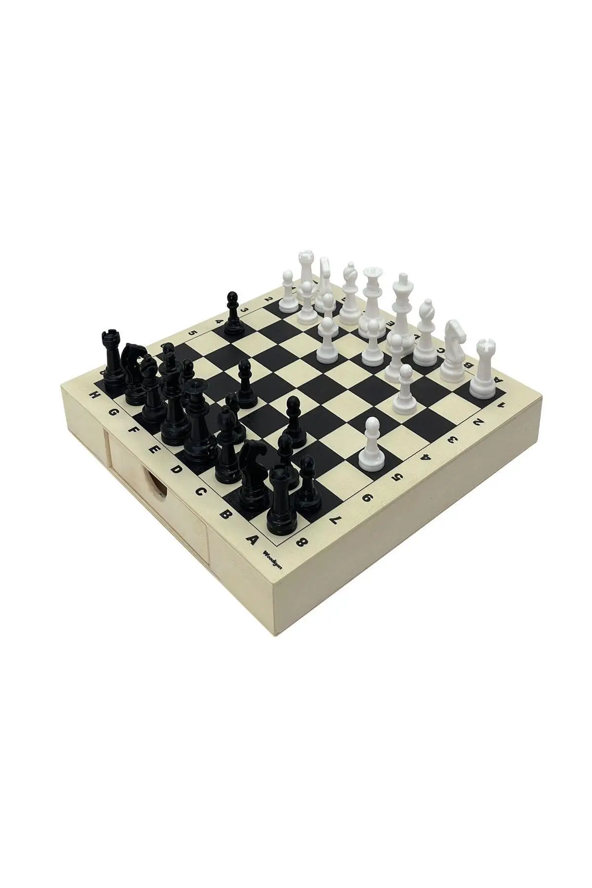 Wooden Drawer Chess Set