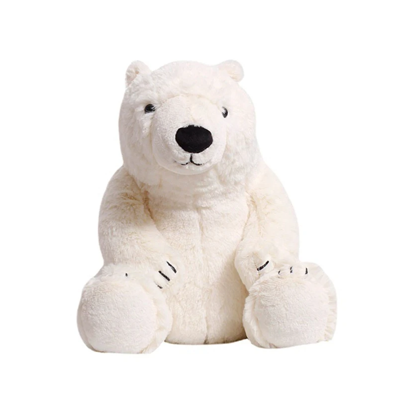 

Плюшевый полярный медведь/Бегемот, игрушка, мягкая детская игрушка, детский подарок на день рождения