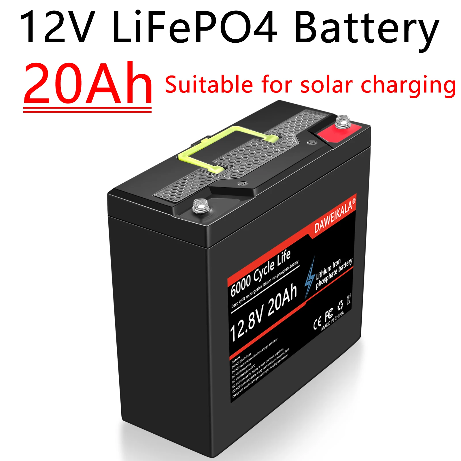 Аккумуляторная батарея LiFePO4 DeepCycle 12 В 20 Ач