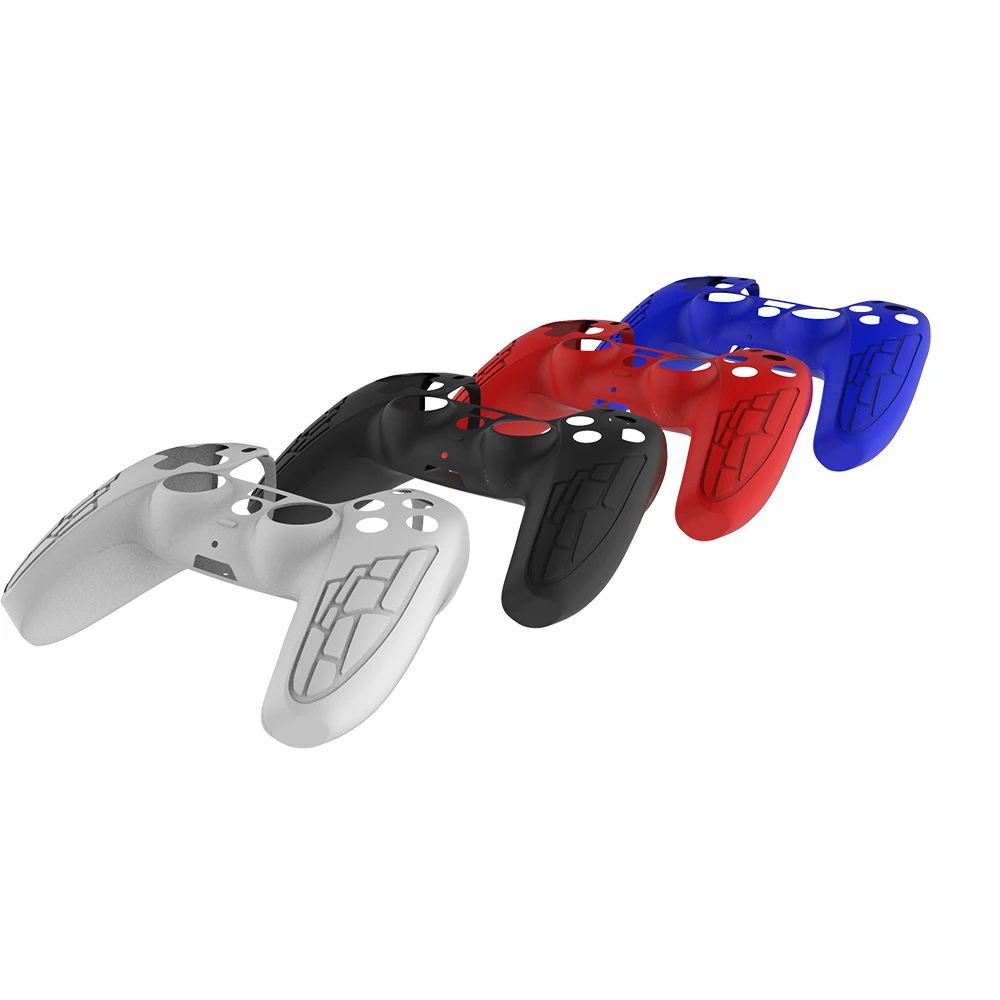 

For Playstation 5 Ps5 Silicone Cover Anti-slip Dustproof Protective Cover Smart Accessories Drop-proof Controller Grip Cover