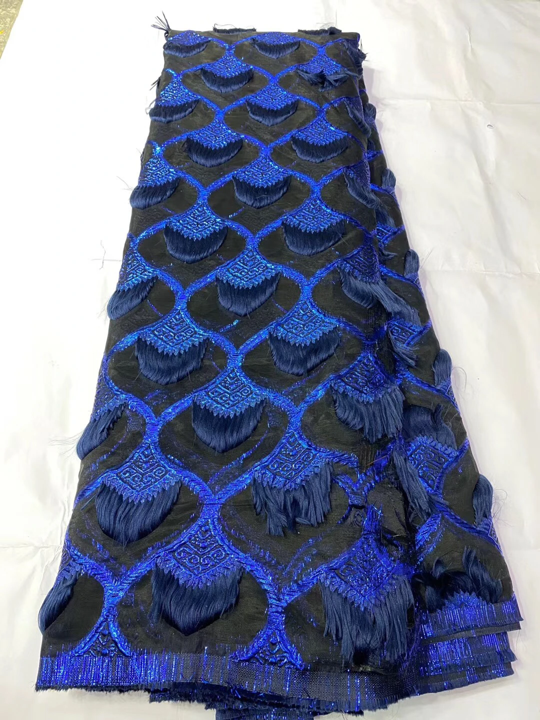 2020 Последний 3D-кружевная ткань африканского высокого качества Французская сетчатая кружевная ткань сетчатая нигерийская KYY20112A.