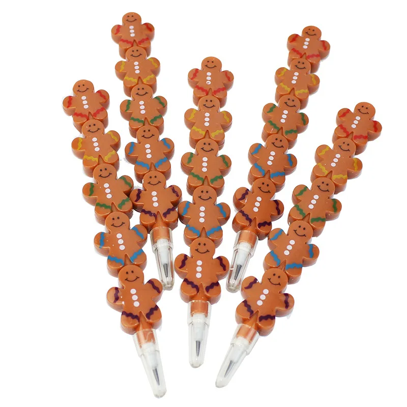 

500 шт. Рождественский карандаш для строительных блоков карандаш для мультфильмов креативный карандаш для бесплатной заточки карандаш для снеговика HB карандаши