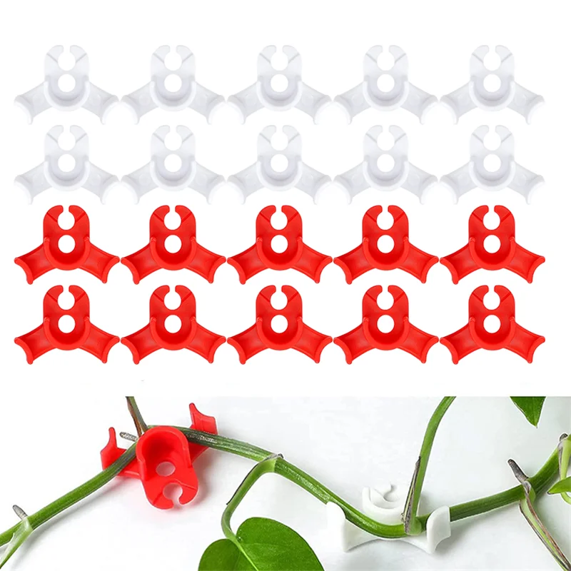Гибкие зажимы для растений дрессировочные Клипсы из ПВХ с низким уровнем