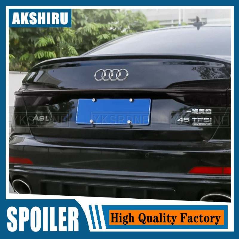 

S-образный спойлер для заднего багажника из АБС/углеродного волокна для Audi A6 S6 SLINE RS6 C8 2019 2020 2021