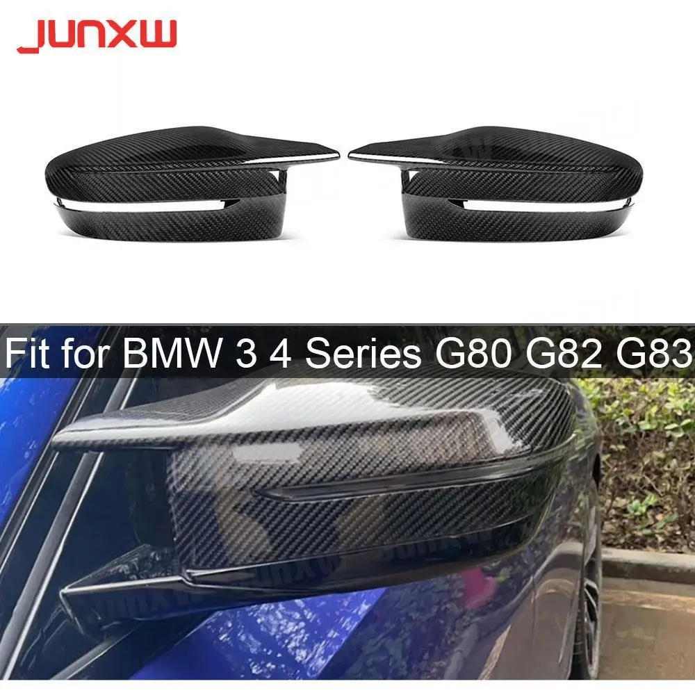 

Для BMW 3 4 серии G80 M3 G82 G83 M4 2021 + чехол из сухого углеродного волокна для зеркала заднего вида Сменные автомобильные аксессуары FRP
