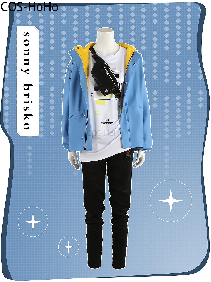 COS-HoHo Vtuber Nijisanji Sonny Brisko новая одежда игровой костюм великолепный красивый косплей