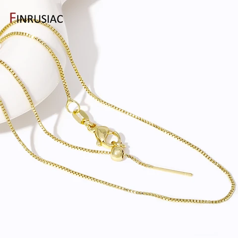 Цепочка из латуни с позолотой FINRUSIAC 18К, 45 см