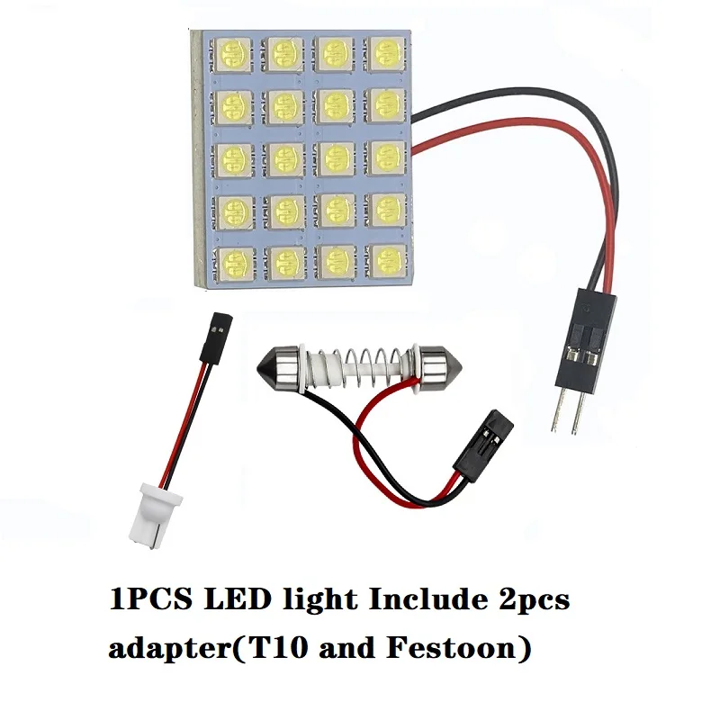 T10 Festoon SMD 5050 Светодиодный Автоматический Панельный Светильник BA9S 12 В