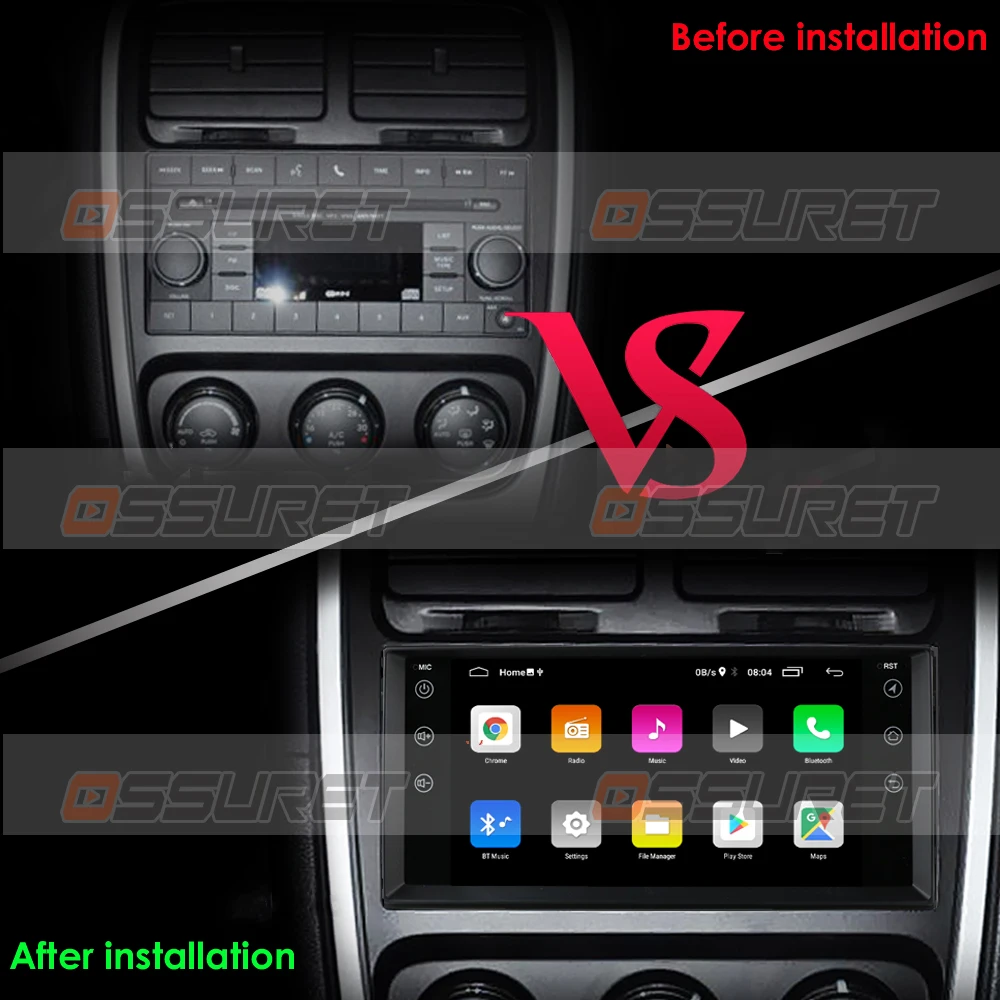 Автомагнитола 2DIN 2 Гб + 64 ГБ Android 10 GPS для Jeep Grand Cherokee Commander Wrangler стерео Dodge Chrysler Journey