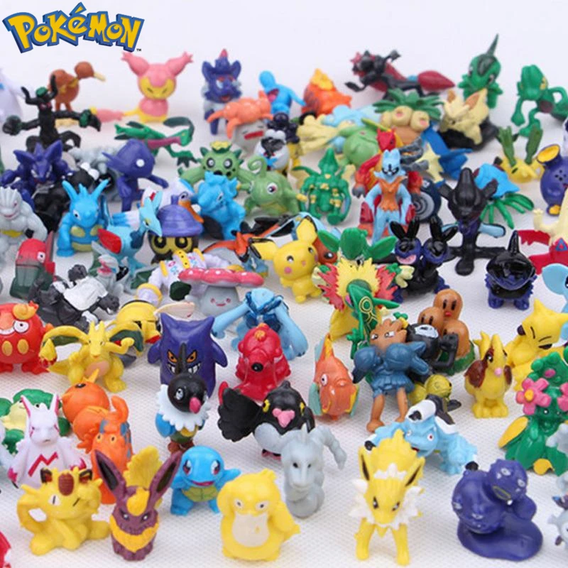 

Экшн-фигурки Pokemon 72 шт./144 шт./лот около Пикачу, игрушки, японские Мультяшные аниме мини коллекции, подарок на день рождения, мультяшная кукла, ...