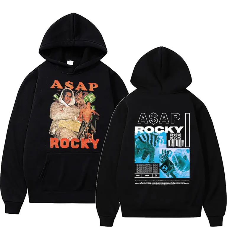 

Hip Hop Rapper Asap Rocky Trend Style Print Hooddie Regular Mens Hoodies Men Women Fashion Sweatshirts Male Cotton Sweatshirt