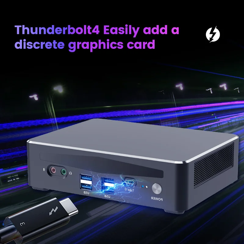 Фото 2023 новейший мини-ПК 12-го поколения Core i9 12900H i7-12700H 2 * DDR4 3200 МГц RAM PCIE4.0 SSD игровой компьютер AX WiFi6 с Bluetooth 5,2 №2