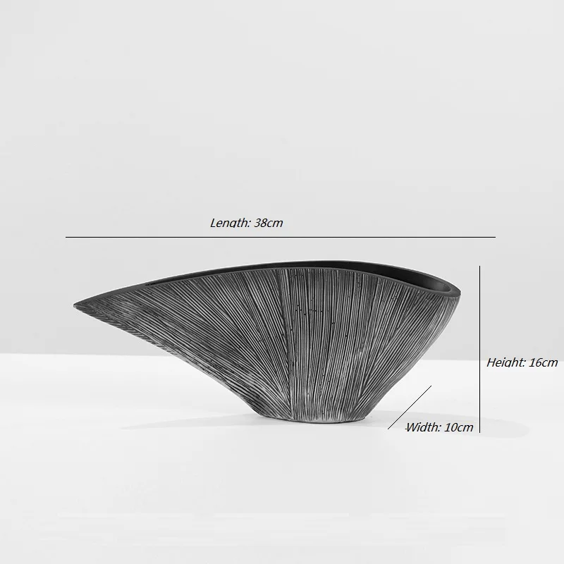 

Скандинавская стеклянная ваза
