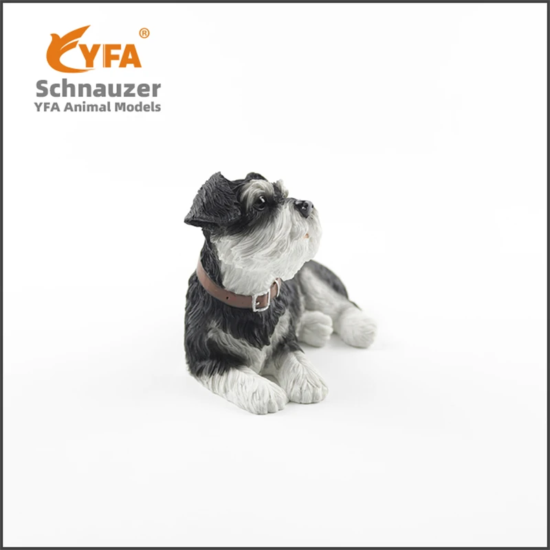 3 шт. JJM миниатюрная собака шнаузер искусственные животные Декор автомобиля