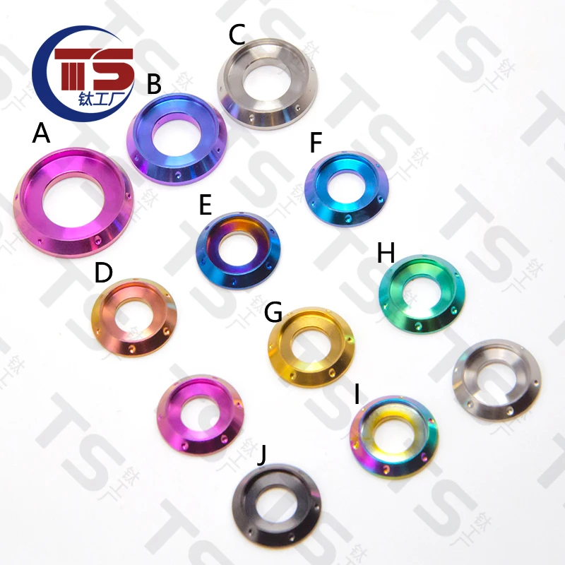 

Шайба из титанового сплава, универсальная шайба с фланцем, M5 M6 M8 M10