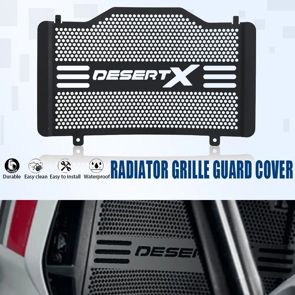 

2023 Motorcycle Accessories For Ducati Desert X DesertX 2022-2023 CNC Aluminum Radiator Grille Grill Guard Cover Protector Parts