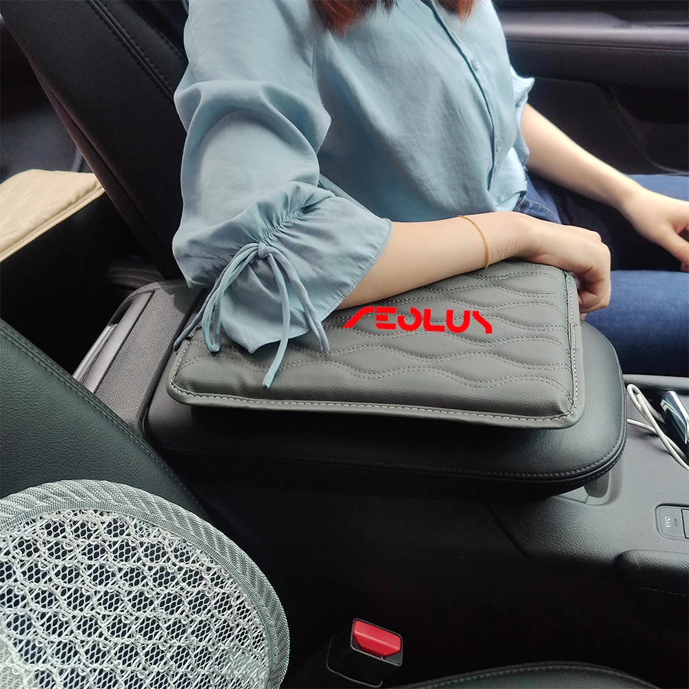 Кожаные автомобильные подлокотники для DFMC Dongfeng Aeolus MAX GS AX7 AX4 A9 E70 AX3 AX5 L60 A30 A60 S50 H30 2023