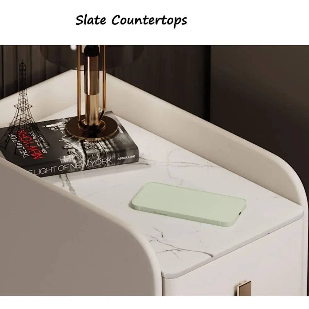 Прикроватная тумбочка из массива дерева с 3 ящиками шкаф для хранения вещей