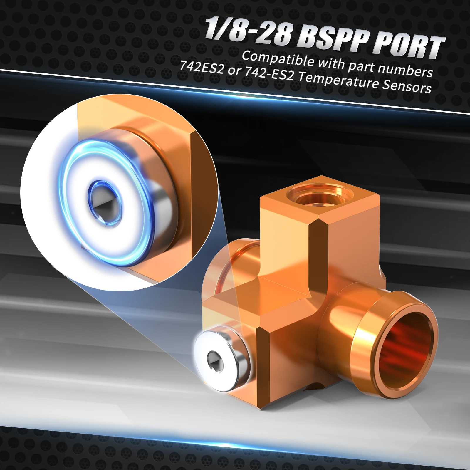 Адаптер датчика температуры для KTM EXC 300 2024 NICECNC XCW 250 XC SX 2023-2024 EXC250 XCW300 SX300 SX250