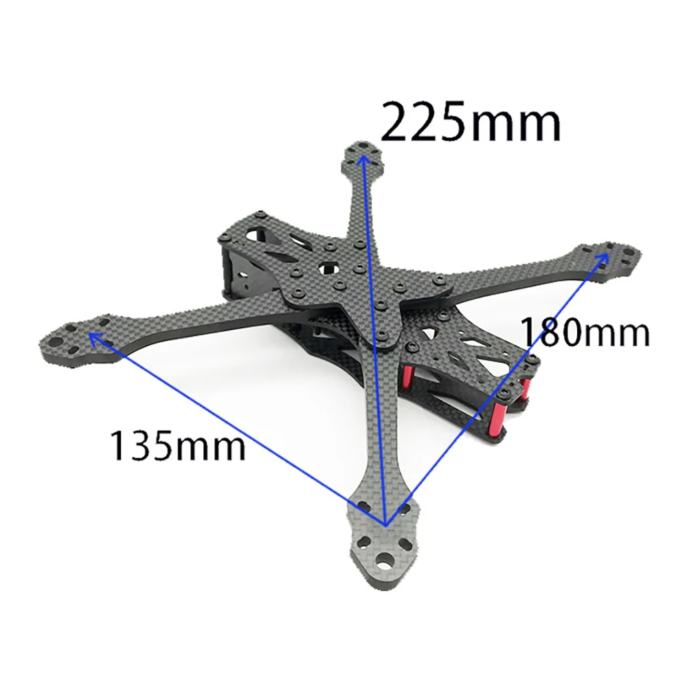 FPV гоночный Дрон рамка 5 дюймов углеродное волокно Квадрокоптер в комплекте для