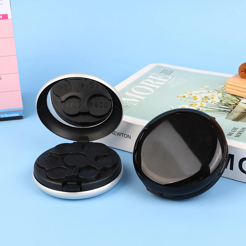 Круглый дозатор для долларов евро хранения монет женский кошелек коробка