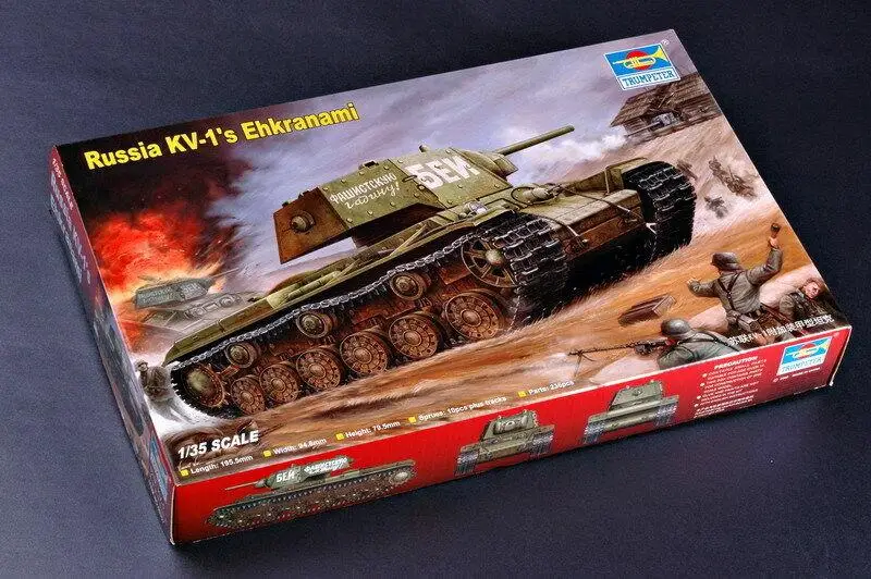 

Trumpeter 00357 1/35 Scale Russian KV-1's Ehkranami plastic model kit