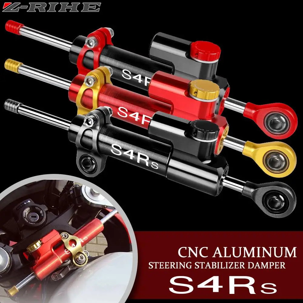 

For DUCATI S4RS 2006 2007 2008 2009 2010 2011 2012 2013 2014 2015 2016 Motorcycle Aluminum Adjustable Steering Damper Stabilizer