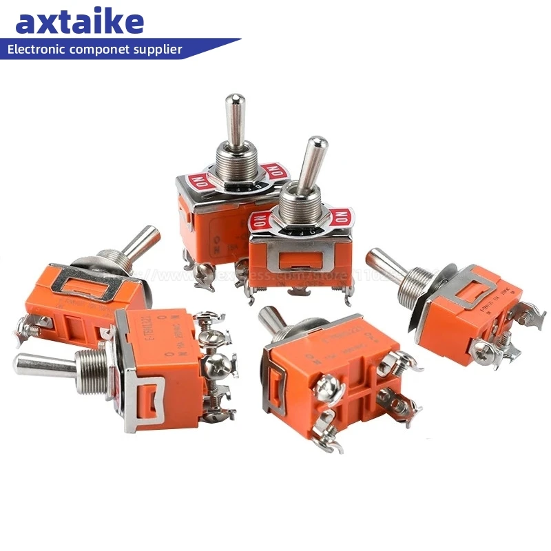 

5PCS Toggle switch E-TEN1021 E-TEN1121 E-TEN1122 E-TEN1221 E-TEN1321 E-TEN1322 15A 250VAC ON-OFF ON-OFF-ON Rocker switch