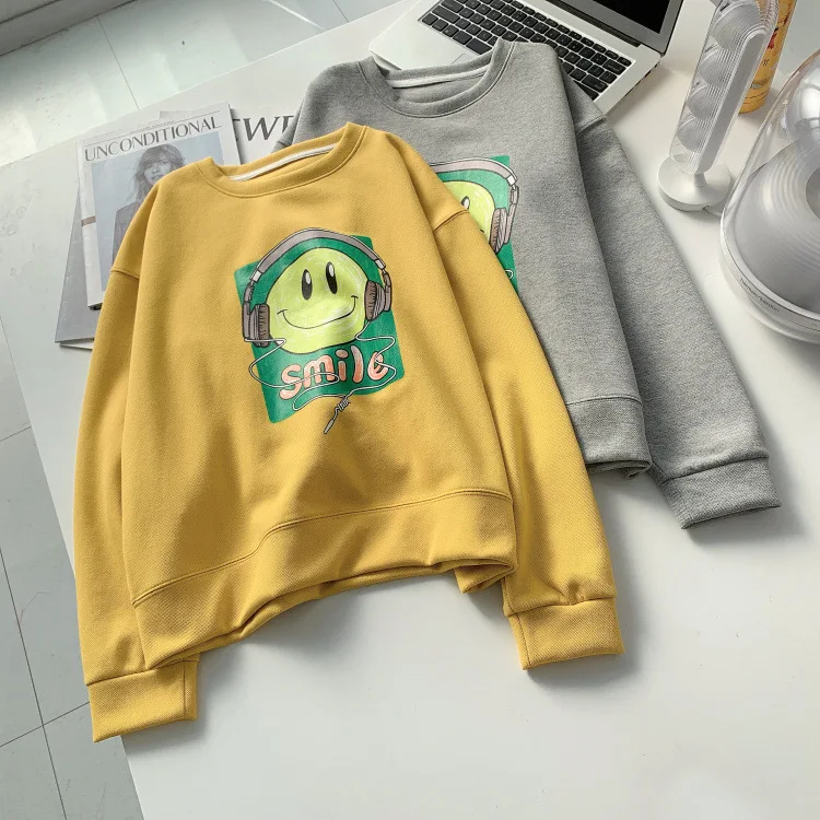 

high quality long-sleeve cartoon hoodies Women oversized sweatshirt Fashion loose casual Streetwear women clothing
