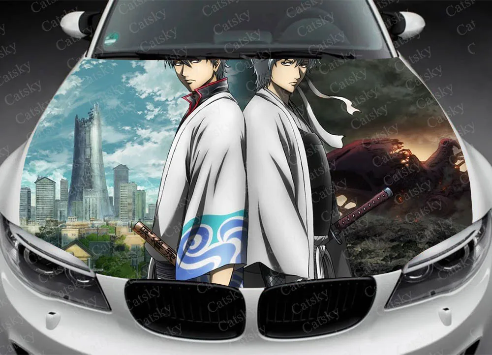 

Gintama Vinyl Sticker Graphic Wrap Decal Car Hood Decal Truck Decal Truck Graphic Bonnet Decal CUSTOM Car Decals