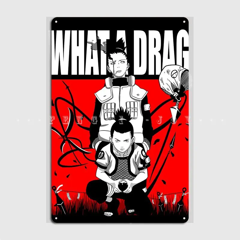 

What A Drag Metal Plaque Poster Wall Mural Cave Pub Design Plaques Tin Sign Posters