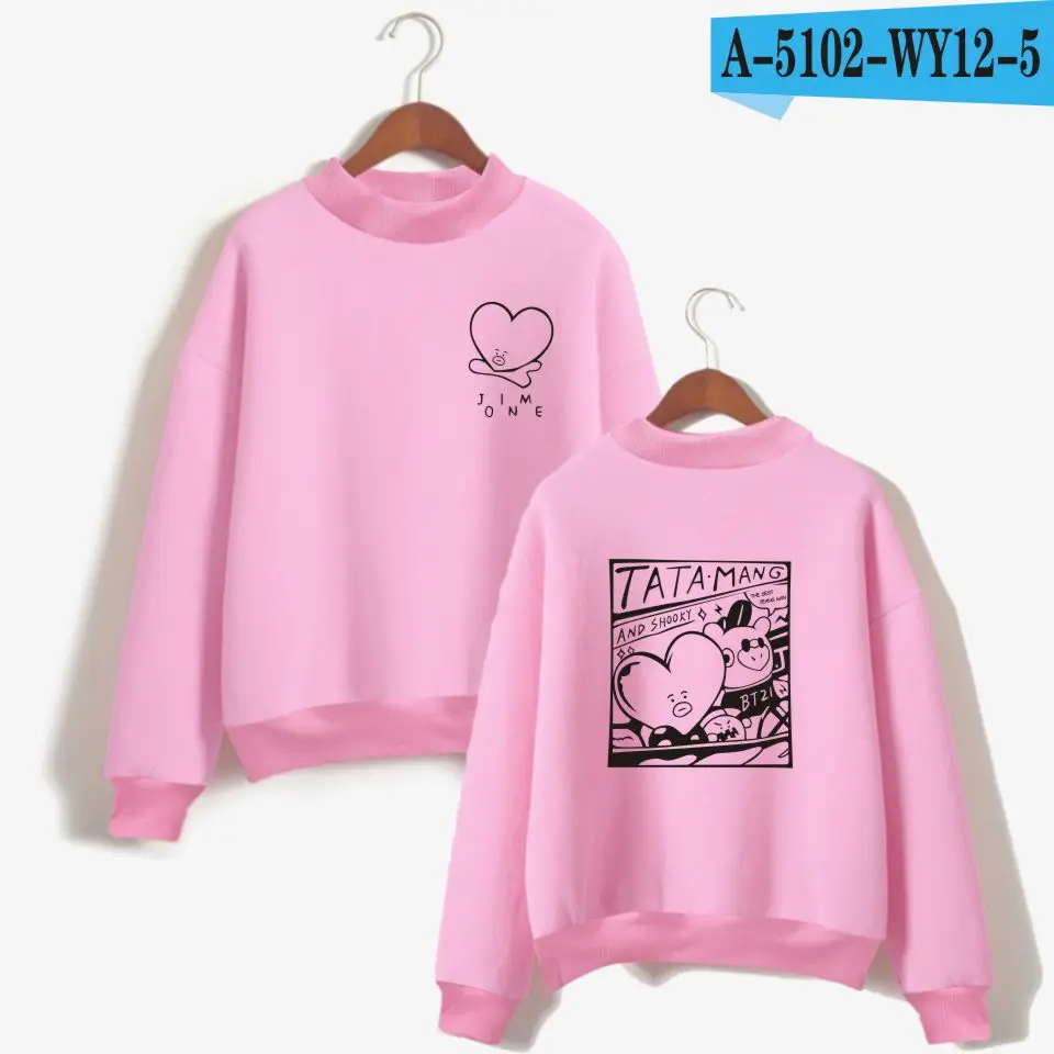 

Kpop Bangtan Boys водолазка женские свитшоты верхняя одежда JUNG KOOK V SUGA RM JIMIN JIN J-HOPE женские свитшоты Харадзюку одежда