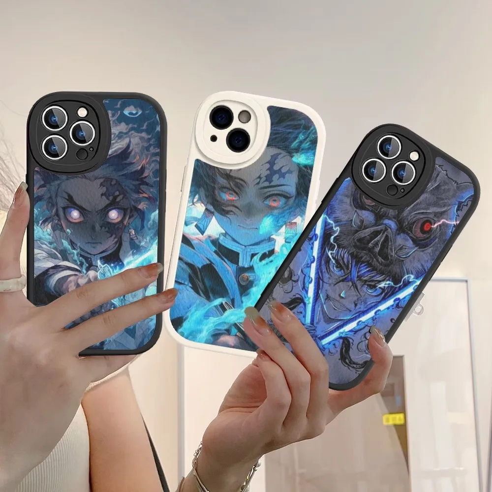 

Babaite Demon Slayer Glow Art Phone Case Hard Leather For IPhone 14 13 12 Mini 11 14 Pro Max Xs X Xr 7 8 Plus Fundas