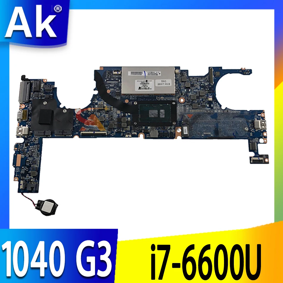 

Материнская плата для ноутбука HP 1040 G3 с процессором SR2F1 i7-6600u 8 ГБ ОЗУ 844417-001 844417-601 da0y0fmby1 мб 100% протестированный Быстрая доставка