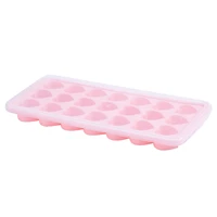 heart ice cube tray with lid ice molds for making 21pcs heart shaped ice cubes ice tray for freezer for chilling cocktail whiske