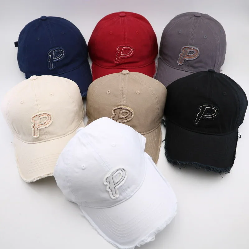 New Fluffy Letter Baseball Cap Summer Cotton Sports Hat for Women Men Casual Embroidery Retro Truckter Hat Adjustable Sun Gorras