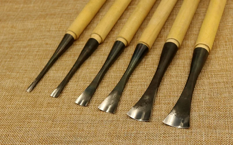 

5-30mm Deep Round Carving Chisel Wood Carving Knives Forged Engraving Knife
