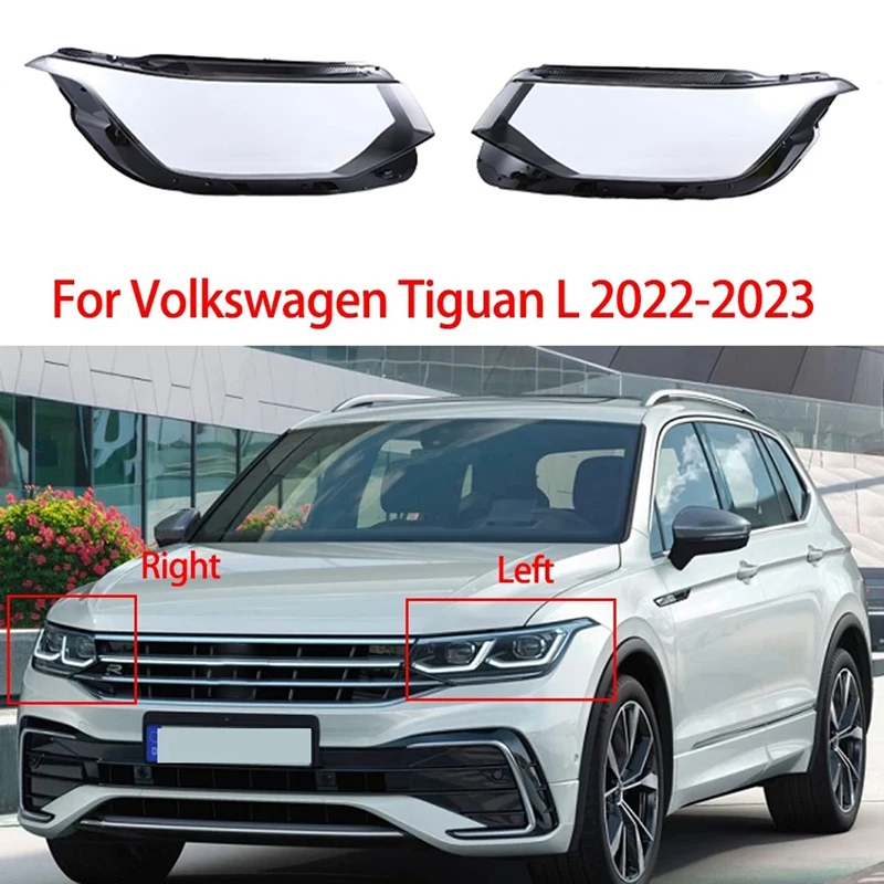 Чехол для головной лампы VW Tiguan L 2022 прозрачный абажур корпус фары замена