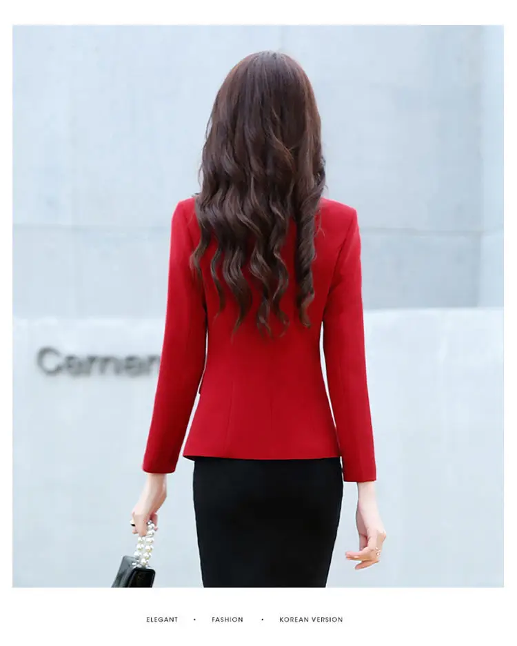 Spring and autumn small suit jacket women's short style fall 2023 new slim long sleeve temperament
