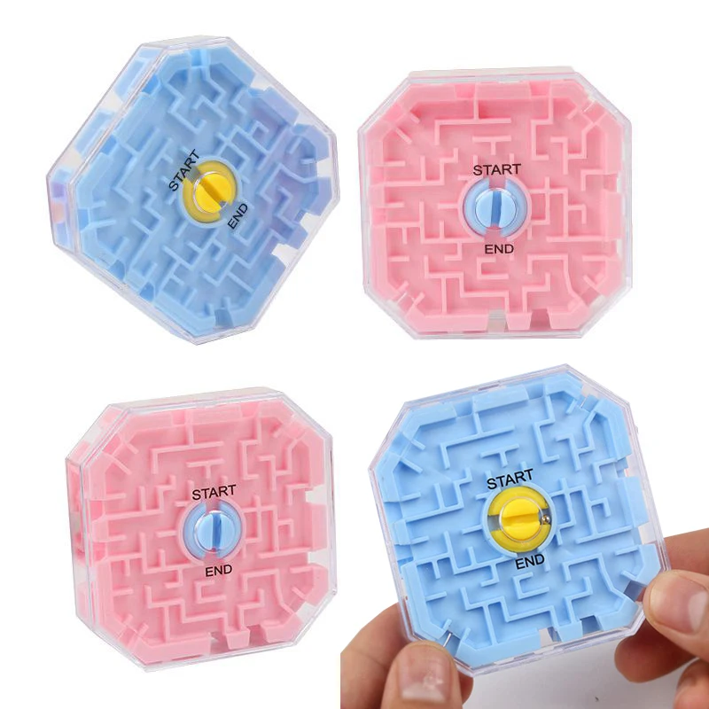 

3PCS Small Gifts Ten-sided Maze Magic Cube Rolling Ball Birthday Party Present Souvenir Giveaway Guest Child Prizes Gifts Pinata