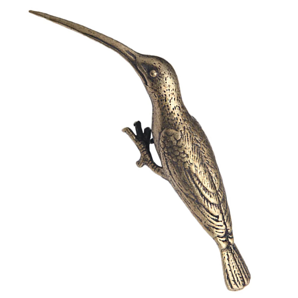 

Gold Wealth Statue Decor Outdoor Statues Retro Vintage Bird Figurine Desktop Decoration Mini Animal Figure