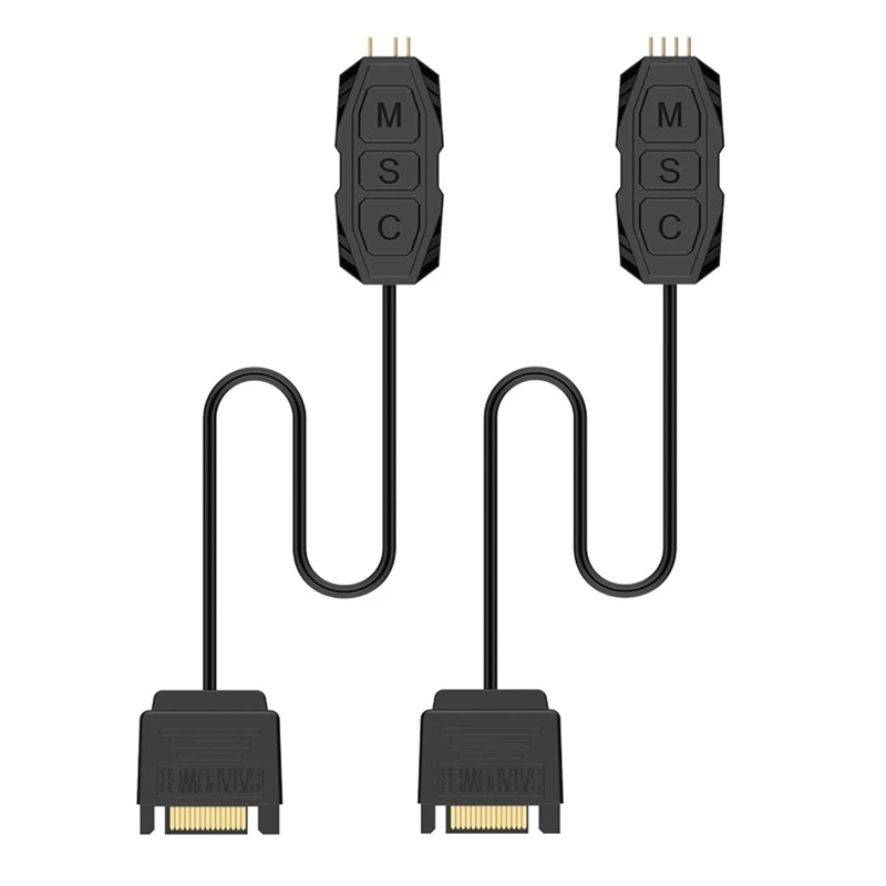 Контроллер ARGB 5 В 3-контактный контроллер Aura RGB 12 4-контактный пластиковый блок