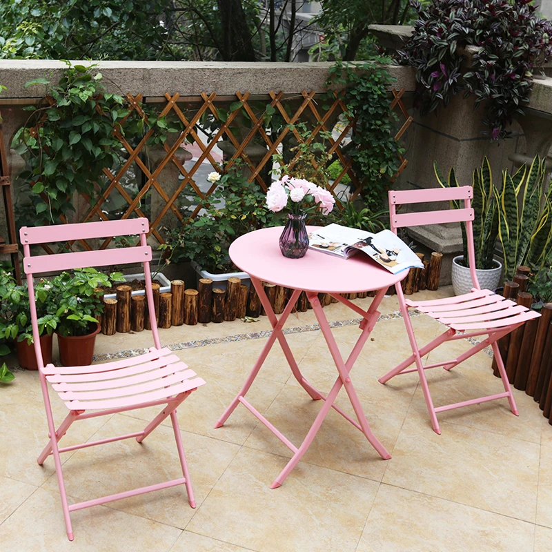 2024 Новый портативный складной стол и набор стульев 3 шт. садовые балконные наборы