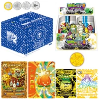 original plants vs zombies ii card game role battle card obsidian version a box collection book toys for children gift
