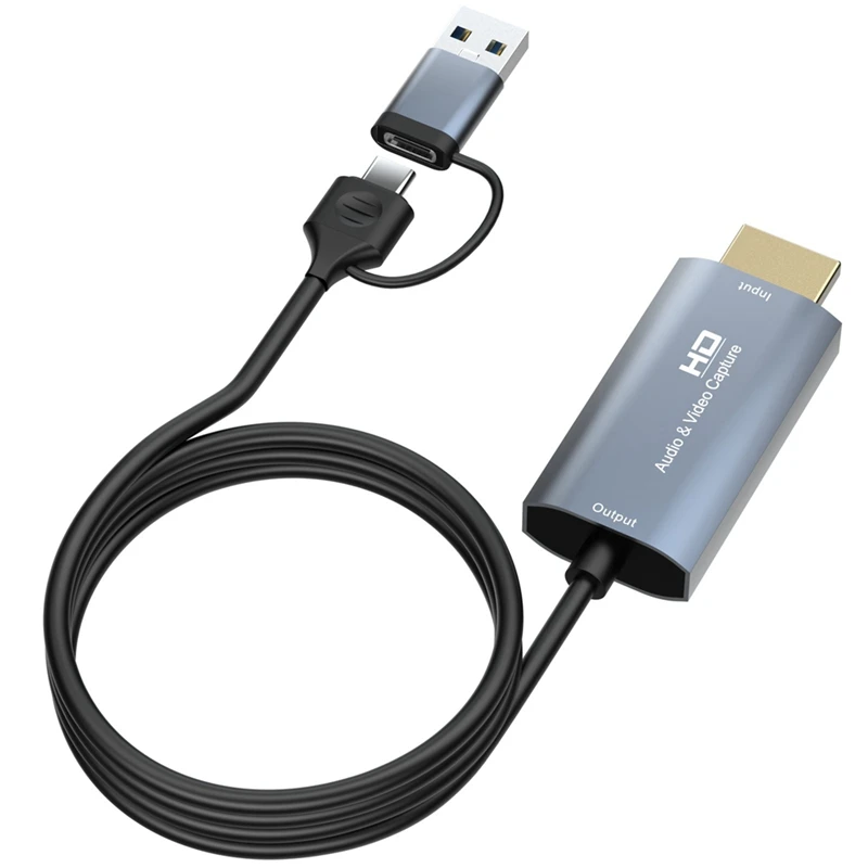 

4K HDMI-совместима с Type-C + USB-картой для захвата 1080P