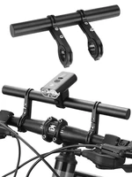 20cm tube bicycle handlebar extender mount mountain mtb bike cycling headlight bracket lamp flashlight holder accessorie