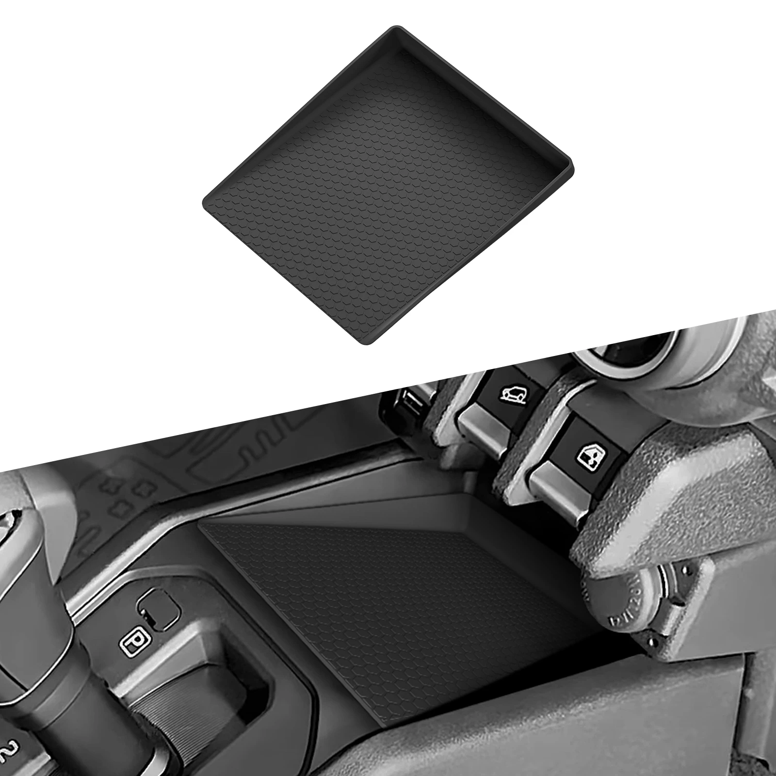 

Smabee для Suzuki Jimny 2024 2025 ящик для хранения центральной консоли автомобильный центральный лоток-органайзер аксессуары для укладки и уборки черный