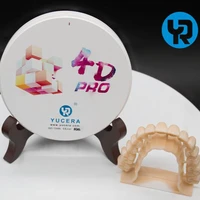 yucera dental material zirconia multilayer block 4d pro multilayer 8 layers 98mm gradient color cad cam system for dental lab